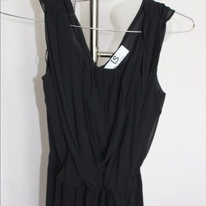Flowy black dress